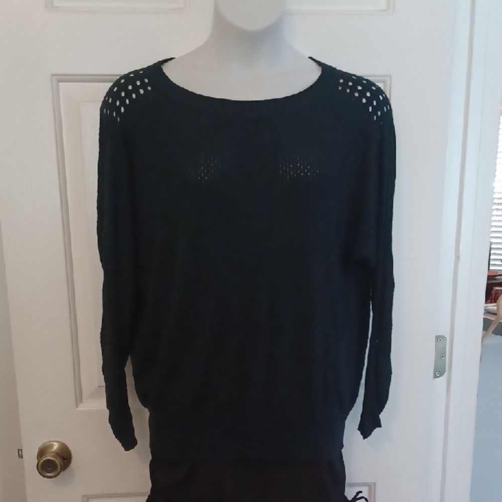 Lane Bryant Women's Black Light Sweater